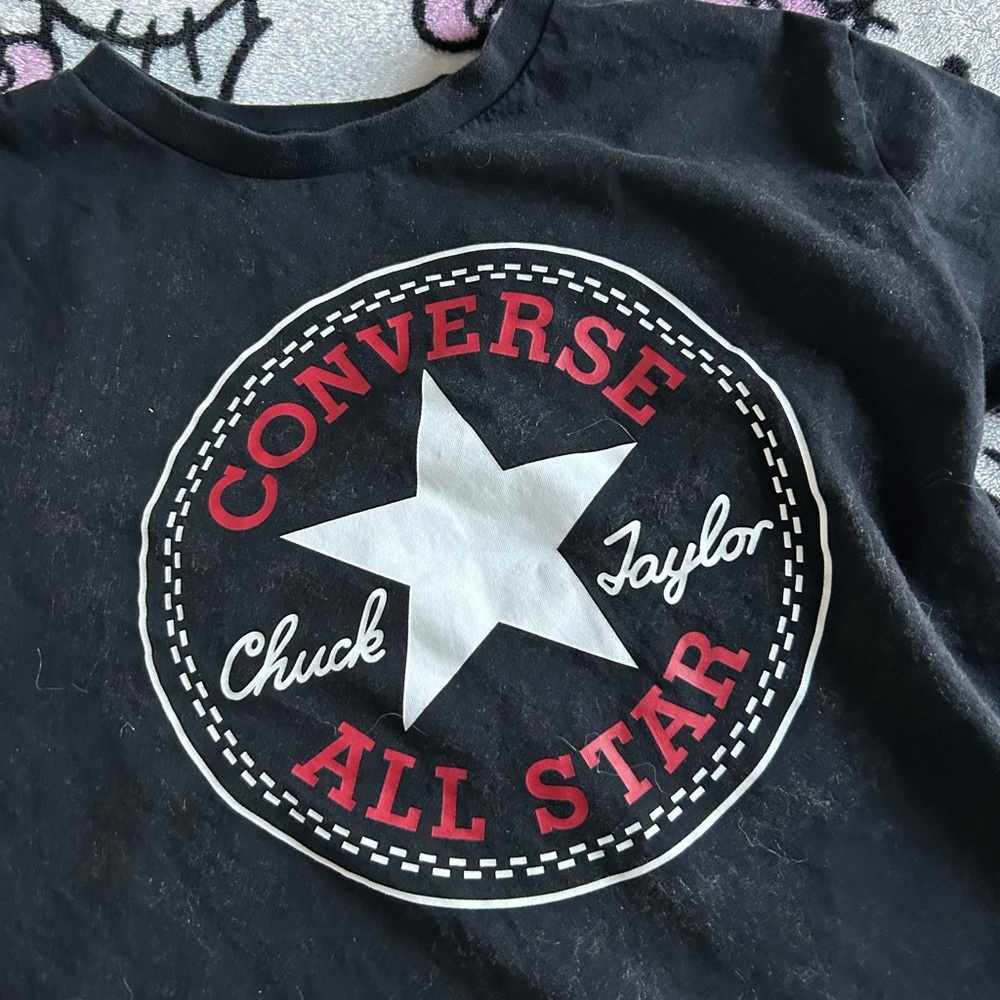 Converse Black Graphic T-Shirt - Picture 2 of 3